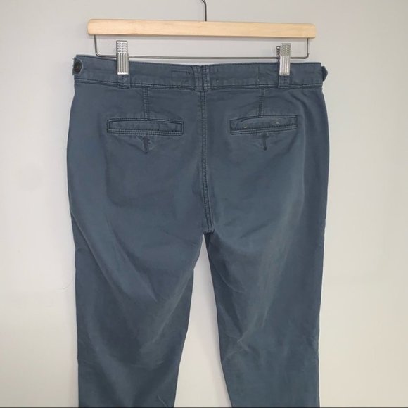 Pilcro and the Letterpress “Hyphen” Low Rise Chinos Pants‎ Blue  Grey Size 28 - Picture 7 of 13